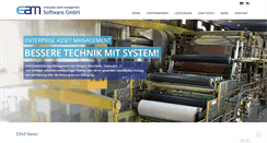 Desktop Screenshot of eam-software.de